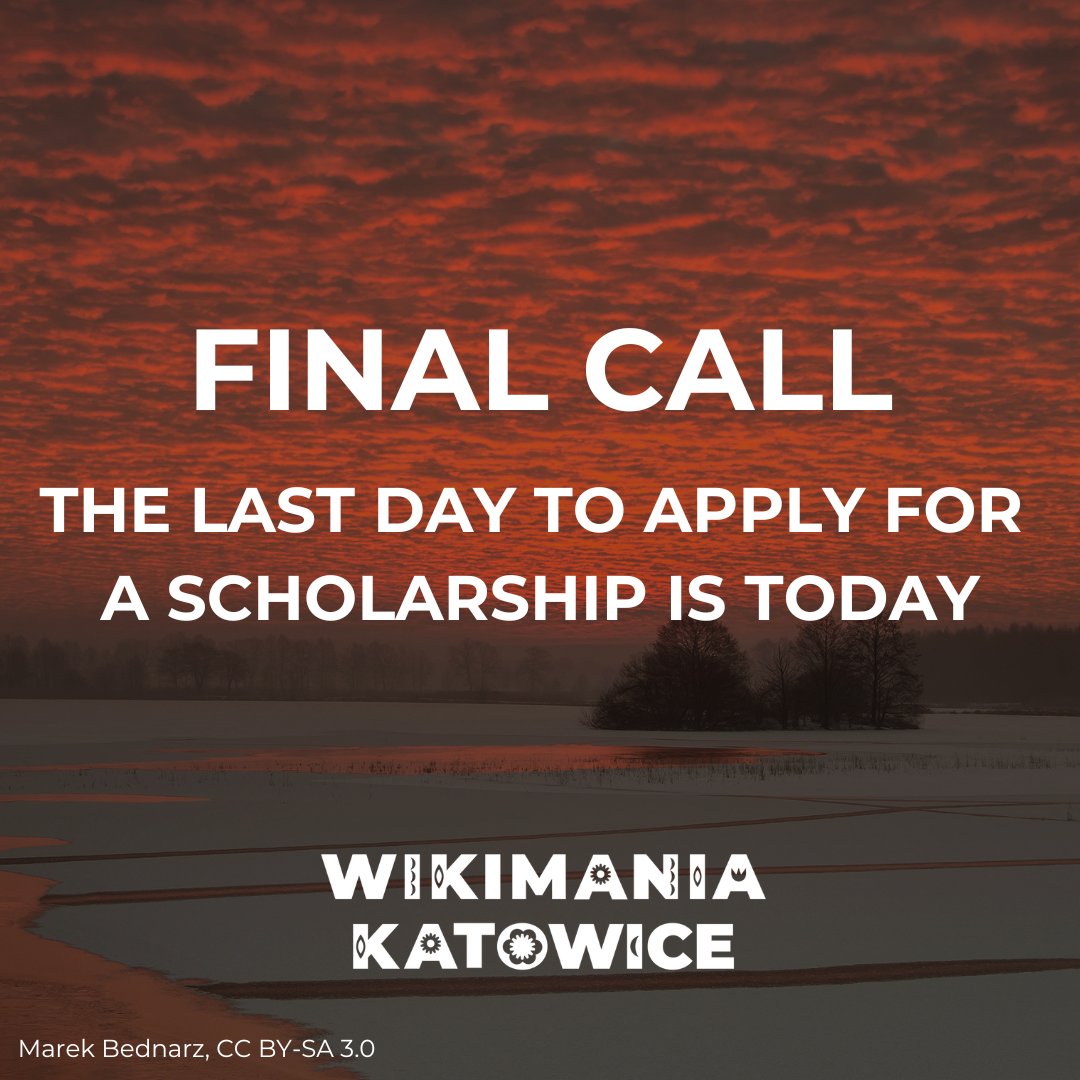 Apply for a #Wikimania2024 scholarship until December 18, end of day anywhere in the world! Click the link to apply or check the countdown: tr.ee/FZ9liOfW6u