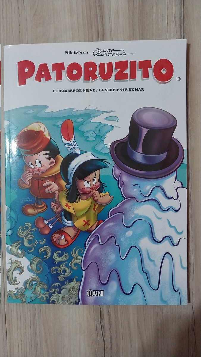 PATORUZITO #3. EL HOMBRE DE NIEVE / LA SERPIENTE DE MAR. Ovni Press.  Nuevas viejas aventuras del valiente caciquito tehuelche, y su amiguito porteño. En la primera, un hombre de nieve aparece por más que lo destruyan. Con cada aparición una fechoría. #patoruzito #dantequinterno