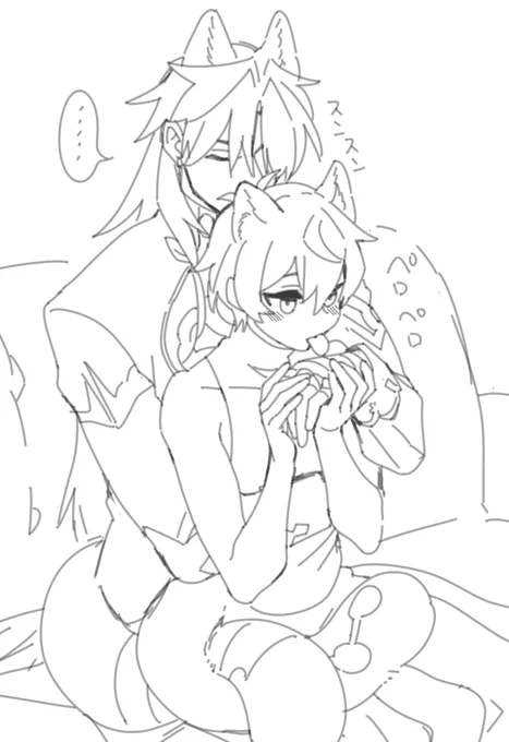 ごまもち擬人化 