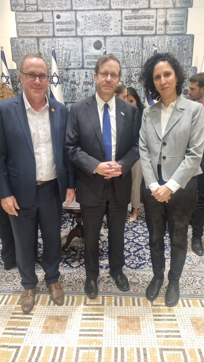 Danny Chamovitz (@danielchamovitz) on Twitter photo Hopeful meeting with <a href="/Isaac_Herzog/">יצחק הרצוג Isaac Herzog</a> and Sarab Abu Rabia Queder, BGU's VP for Diversity and Inclusion. The President is deeply invested in our plans for an open Ben-Gurion University, where Jewish and Arab students thrive together.
<a href="/bengurionu/">Ben-Gurion University of the Negev</a> Hopeful meeting with <a href="/Isaac_Herzog/">יצחק הרצוג Isaac Herzog</a> and Sarab Abu Rabia Queder, BGU's VP for Diversity and Inclusion. The President is deeply invested in our plans for an open Ben-Gurion University, where Jewish and Arab students thrive together.
<a href="/bengurionu/">Ben-Gurion University of the Negev</a>