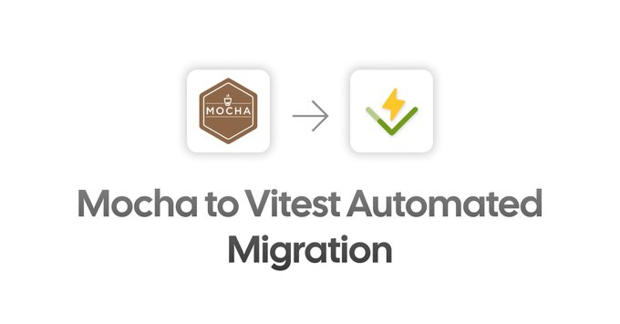 announcing mocha to vitest automated migration availability on the Intuita platform