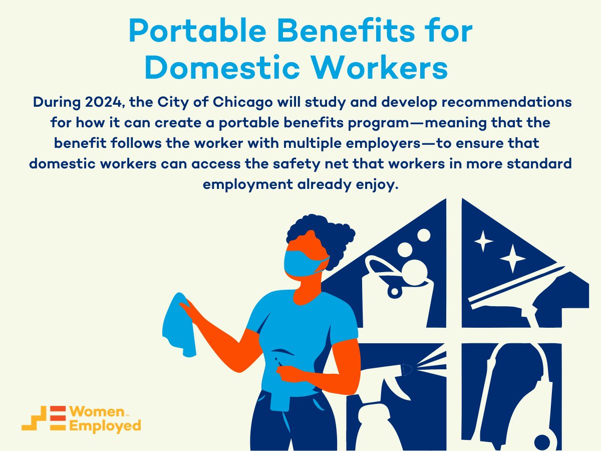 #DidYouKnow, the #PaidTimeOff ordinance passed in Chicago includes a provision related to a Domestic Workers’ #PortableBenefitsProgram?