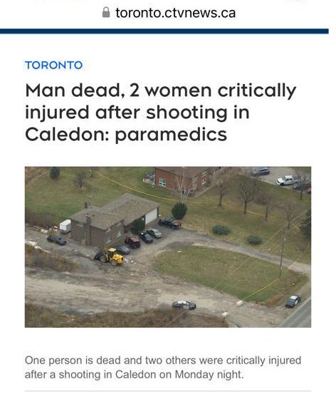 Heart-wrenching news from Caledon, Canada - a family from Punjab attacked with gunshots, parents Jagtar Singh and Harbhajan Kaur lost their lives, and young daughter Jaspreet Kaur fighting for her life after 12 shots to the stomach. The reason for this attack is unknown!

Urging