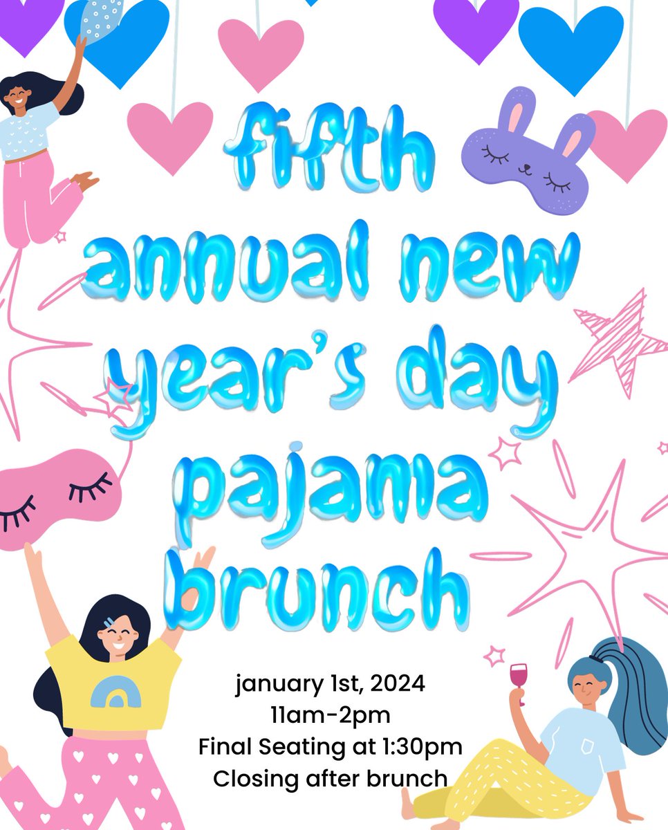 Brunch so cozy, we're still in our NYE PJs! 😴🍳🍾🥂 Celebrating the new year in style, with bacon and mimosas. #BrunchGoals #PajamaParty #CantGetOutOfBed #NewYearNewPJs 🎉 #RogersPark #Chicago #RogersParkChicago #BottomlessMimosas #StartTheNewYearStrong