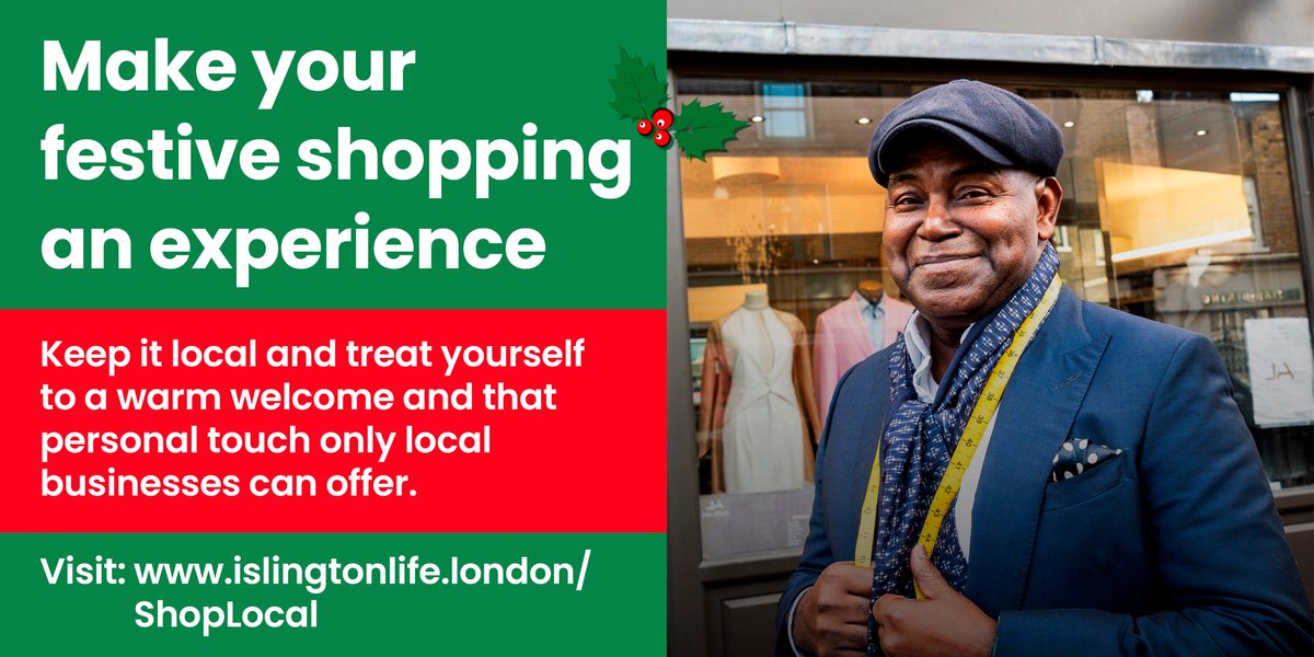 🎄 Just one week to go until Christmas. Still have shopping to do? No problem - you can keep your shopping local and find everything you need, right on your doorstep. Check out our guide to Islington’s neighbourhoods and discover where to go for what: orlo.uk/q9k1c