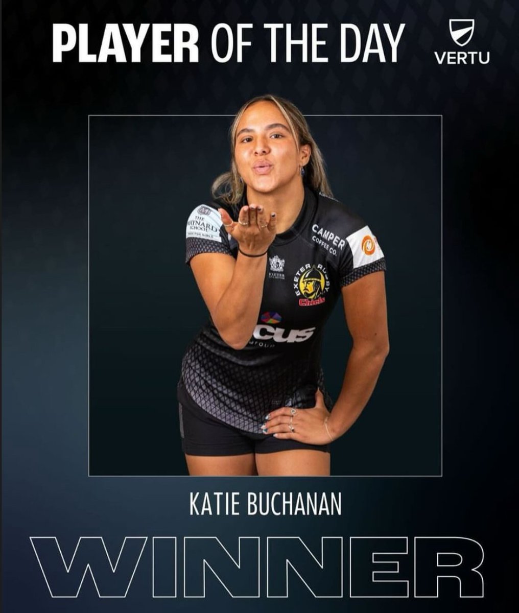 It's been amazing seeing Ex-pupil Katie Buchanan smashing it this season for <a href="/ExeChiefsWomen/">Exeter Chiefs Women</a> in the <a href="/ThePWR/">Premiership Women's Rugby</a> Katie was a fantastic role model when she was with us and continues to inspire young rugby players inside and outside of our academy! #Livingyourdreams #Lightning⚡️