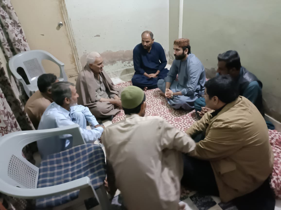 MustafaBaloch_'s tweet photo. Condolences in constituency. #PakColony #PS114 #Karachi
@BBhuttoZardari @AseefaBZ @FaryalTalpurPk @SaeedGhani1 https://t.co/SJuS84JIG5