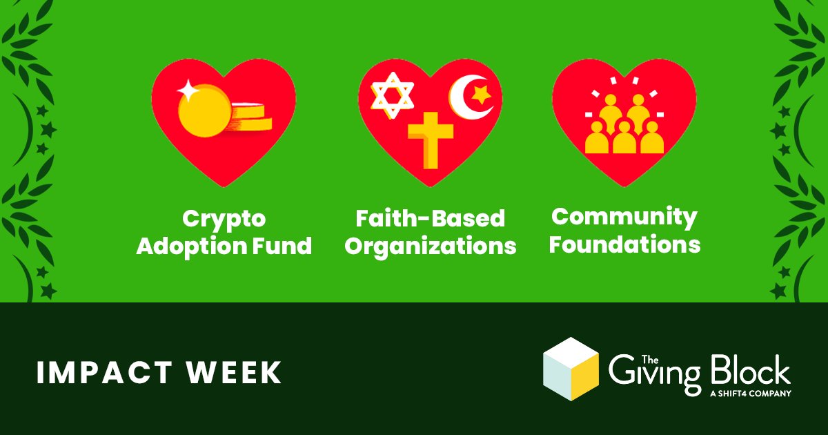 GM
Last week during #ImpactWeek, we highlighted our Impact Index Funds to support categorically similar organizations with a single donation. Today we’ll take a look at the faith-based orgs that provide spiritual guidance and the community foundations working with local charities
