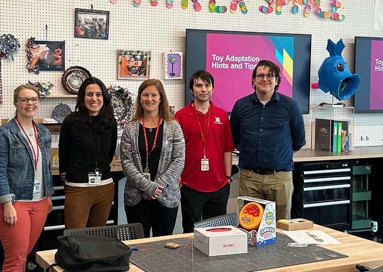 unmc_mmi's tweet photo. 🙌🏽Congratulations to the #mmiPT team for contributing to the success of the 2023 @AcadPedPT Annual Conference! The Toy Adaptive Workshop showed teamwork, the team excelled in presentations & a silent auction doubled funds for APTA Pediatrics Research. #unmcMMI #AcadPedPT https://t.co/cdPgl0bbZR