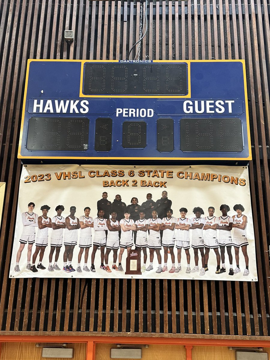 hayfieldsports's tweet photo. State Banner is up @HayfieldBball https://t.co/oWR2HFG3OE