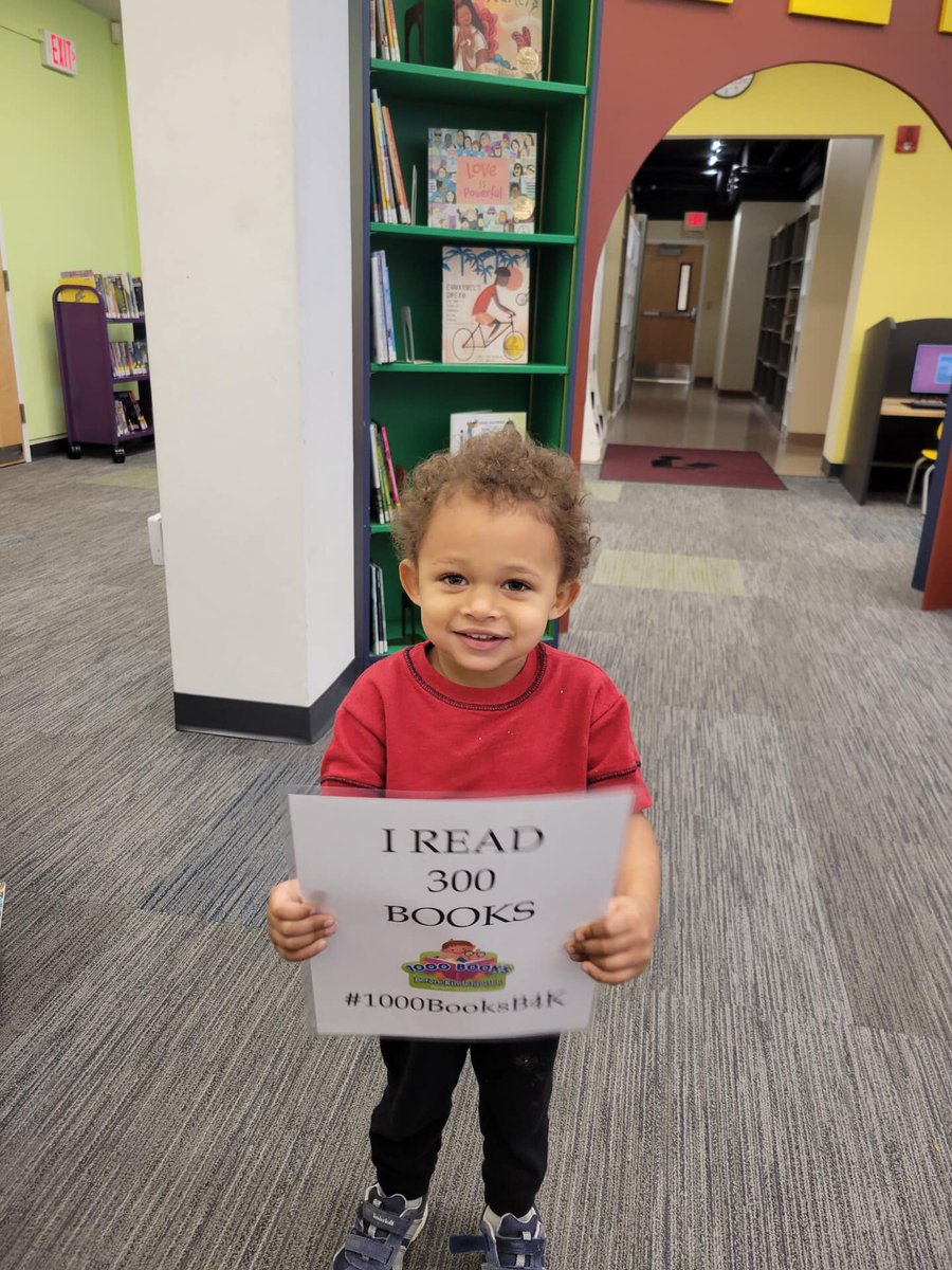 These brothers are doing a fantastic job! Current favorite? “Daniel Tiger”. Congratulations, Levi, Caleb, and Henry!! #1000booksbeforekindergarten #1000BooksB4K #cclnj