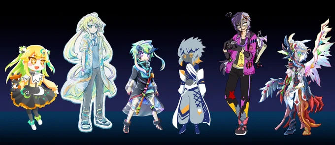 2023年お世話になったキャラ並べてみた 