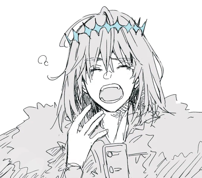 表情の練習で描いたオベロンの大あくび

寝ます…おやすみなさい 