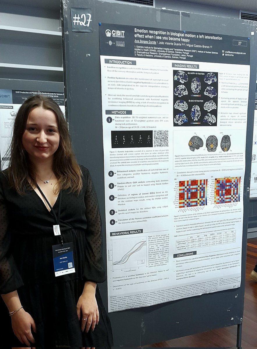 afbcortes's tweet photo. Happy to be at @CIBIT_UC's #CIBITmeeting23 today to present exciting results about an interesting lateralization effect in emotion recognition in biological motion! 🤔🧠 https://t.co/nIMaKhgXoQ