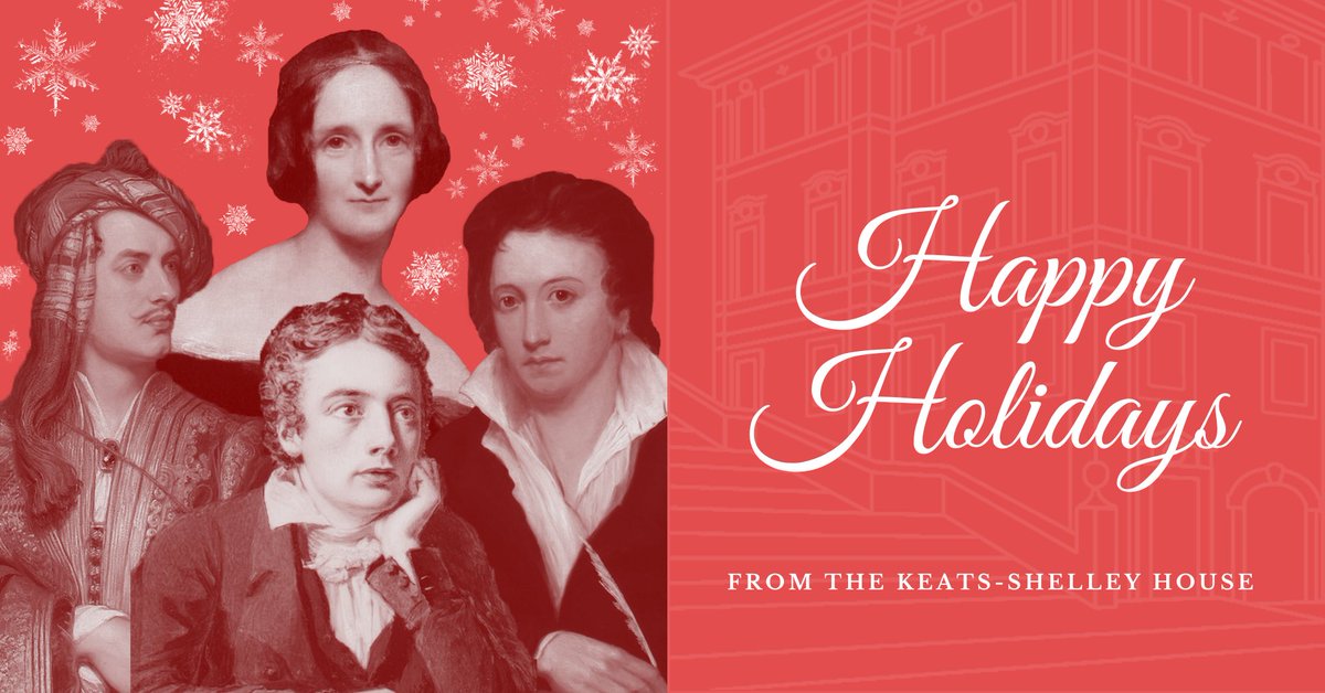 Happy Holidays from the Keats-Shelley House!