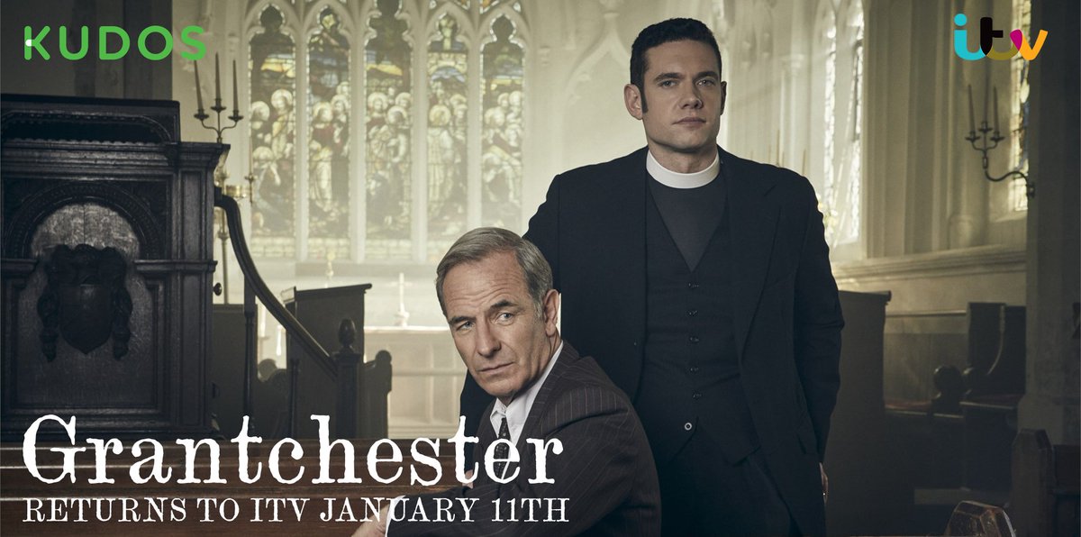 Our favourite detective duo are returning to our screens! #Grantchester season 8 starts thursday 11th January at 9pm on ITV. 🎉🙌 @GrantchesterUK @ITV