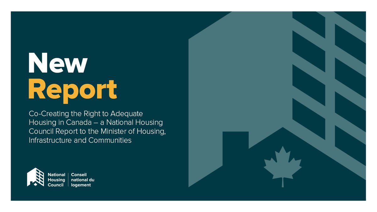 The National Housing Council (@en_nhc) on Twitter photo Everyone deserves a home free from eviction, discrimination, and marginalization. The <a href="/EN_NHC/">The National Housing Council</a>'s report recommends a human rights-based approach to improve housing and life outcomes for all people in Canada.
Read more 👉 bit.ly/4878j3C
#HousingForAll Everyone deserves a home free from eviction, discrimination, and marginalization. The <a href="/EN_NHC/">The National Housing Council</a>'s report recommends a human rights-based approach to improve housing and life outcomes for all people in Canada.
Read more 👉 bit.ly/4878j3C
#HousingForAll