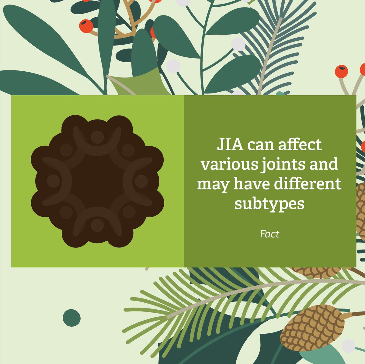 12 Days of Fact vs Fiction 🔎

JIA impacts young lives differently, targeting various joints and presenting in diverse subtypes. Let's shed light on the unique journeys of these young warriors and stand together for awareness and support. 💙

Share your story in the comments