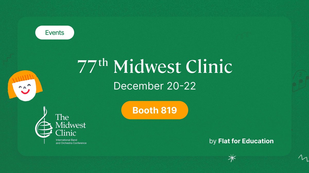 🎵 Exciting news! 🎶 We're headed to The Midwest Clinic International Band, Orchestra and Music Conference! 🚀 Join us at Booth 819 for an unforgettable experience. Can't wait to connect with music enthusiasts! 🎼 #MidwestClinic #Edtech #MusicNotation