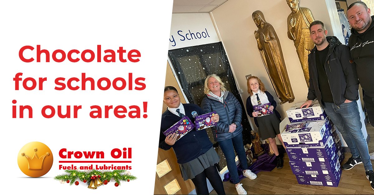 We’ve been dropping off chocolate selection boxes at schools in our area. We wish all the children a Merry Christmas and hope they enjoy the Christmas treats! Learn more about our community work in 2023 here: bit.ly/3uRqITy