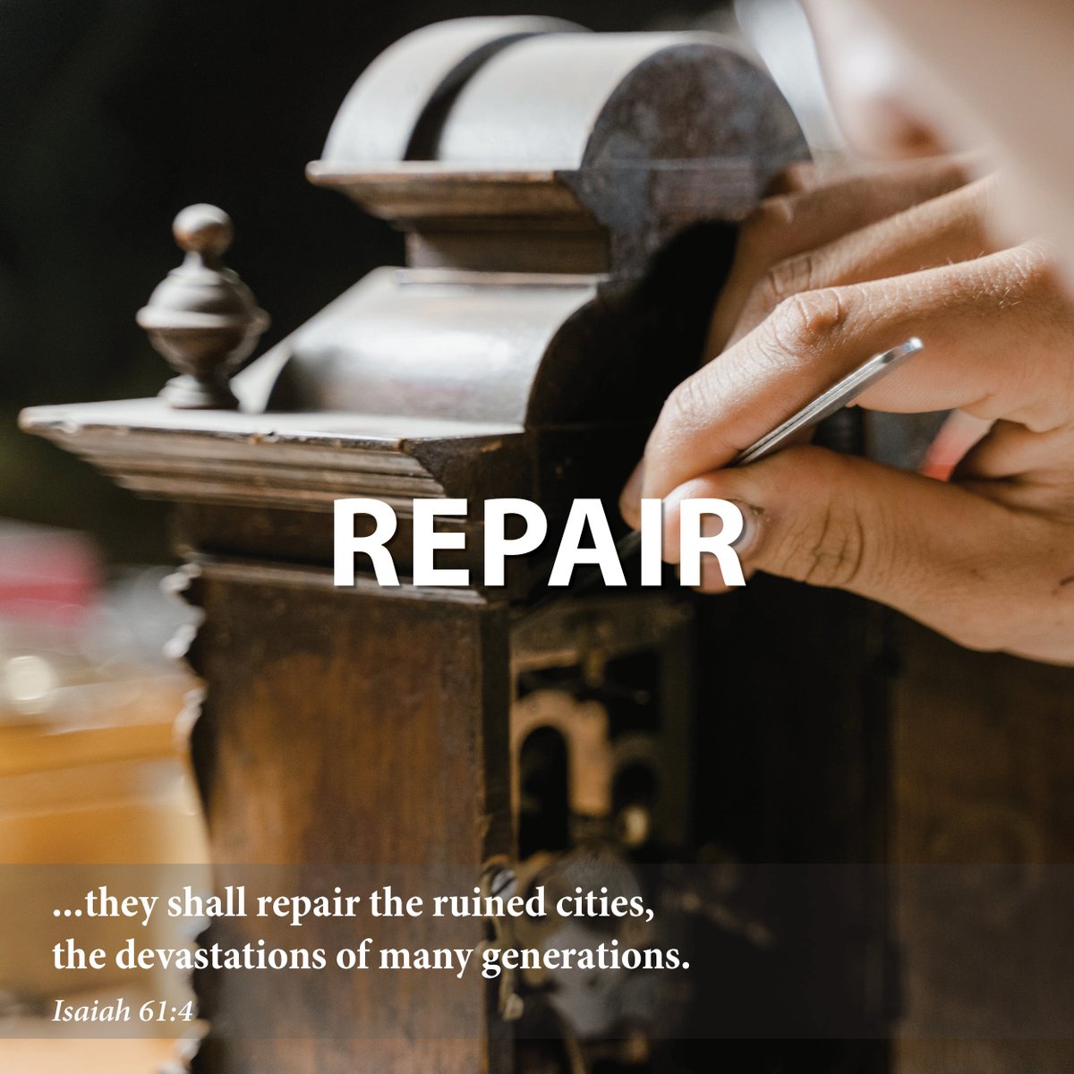 REPAIR

While cleaning my room recently, I encountered many projects I’d set aside that needed repair, including a broken piece of pottery Kaia made–one of her earliest and favorite pieces. Keep reading: adventword.org