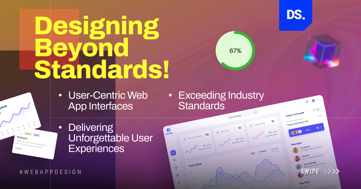 design__studio's tweet image. Dive into design excellence with our global web app agency! 🚀✨ Industry experts crafting immersive, scalable solutions. Elevate user experiences, exceed standards, explore diverse expertise. Redefine your digital presence with tailored success.
#webappdesign #webdesignservices…
