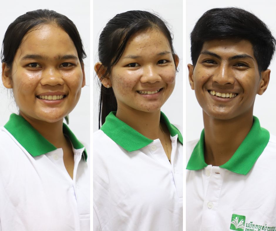 We are pleased  "welcome three​​ volunteers to support the Learning Center #Program for the next six months, starting from December 2023.
Savich Sreyvorn – Youth Empowerment Project Volunteer
Ry Sreyley - English Project Volunteer 
Bross Tola - ICT Project Volunteer