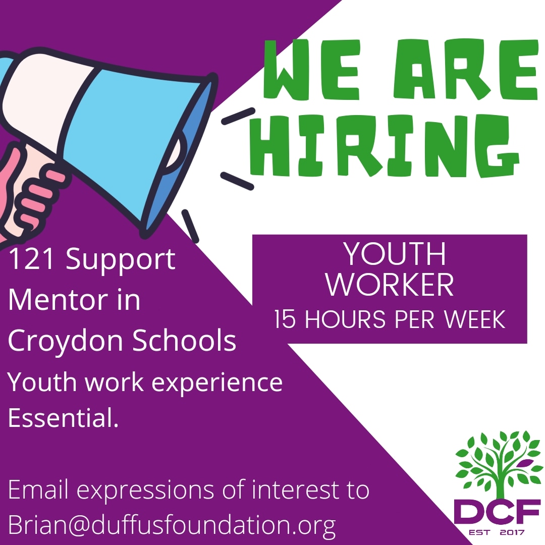 Duffus Community Foundation (@duffuscf) on Twitter photo We're looking for an enthusiastic, dedicated individual to join our friendly team!
If you want to be part of the Duffus Community Foundation family, please email brian@duffusfoundation.org by 15th Jan to find out more information.
#croydon #croydoncommunity #Croydonjobs We're looking for an enthusiastic, dedicated individual to join our friendly team!
If you want to be part of the Duffus Community Foundation family, please email brian@duffusfoundation.org by 15th Jan to find out more information.
#croydon #croydoncommunity #Croydonjobs