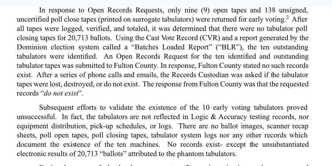 Rasmussen_Poll's tweet image. Georgia: Ballot images generated by electronic voting system tabulators are an essential part of the chain of electronic election records, especially for verification, recount and audit purposes. Yet here, both the images AND tabulators themselves - have vanished. 💩