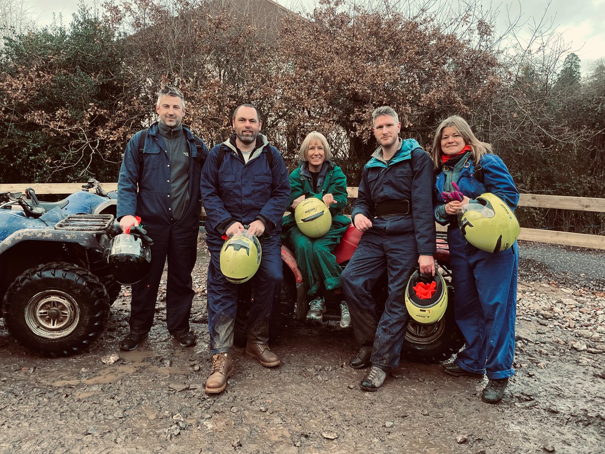 DriveStudio's tweet image. A day of festive food and fun (with a splash of Devonshire countryside mud) on the Drive Creative Studio Team Christmas outing 2023 -  shar.es/agoIMo