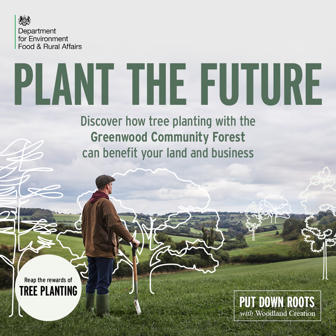 #nottsfarmers come and join us for a free hearty breakfast at Caunton on 31/1/2024 where Andy Guy @NFUNotts will bring you up to date on sustainable farming incentives. Perfect event for potential tree planters to #putdownroots Find out more and book eventbrite.co.uk/e/nottinghamsh…