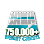 I love my new 750,000 Credits in a Week badge! Thank you to all my #Flirt4Free friends for making this<a href="/tag/flirt4free"class="tags"><span>#flirt4free</span></a>