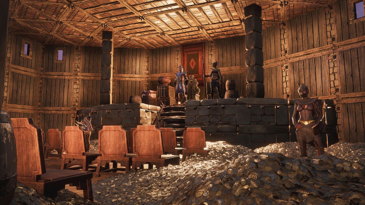 LegionLooterana's tweet image. 🚨¡Ya está aquí la actualización del capítulo 3 de Conan Exiles Age of War! Ha llegado la hora de poner a prueba tu acero.

¿Podrás derribar las murallas de tu enemigo, o serán ellas las que te dobleguen?

!Yo me uno ya mismo a jugar! ¿y tu?

 #FuncomCreator #conanexiles