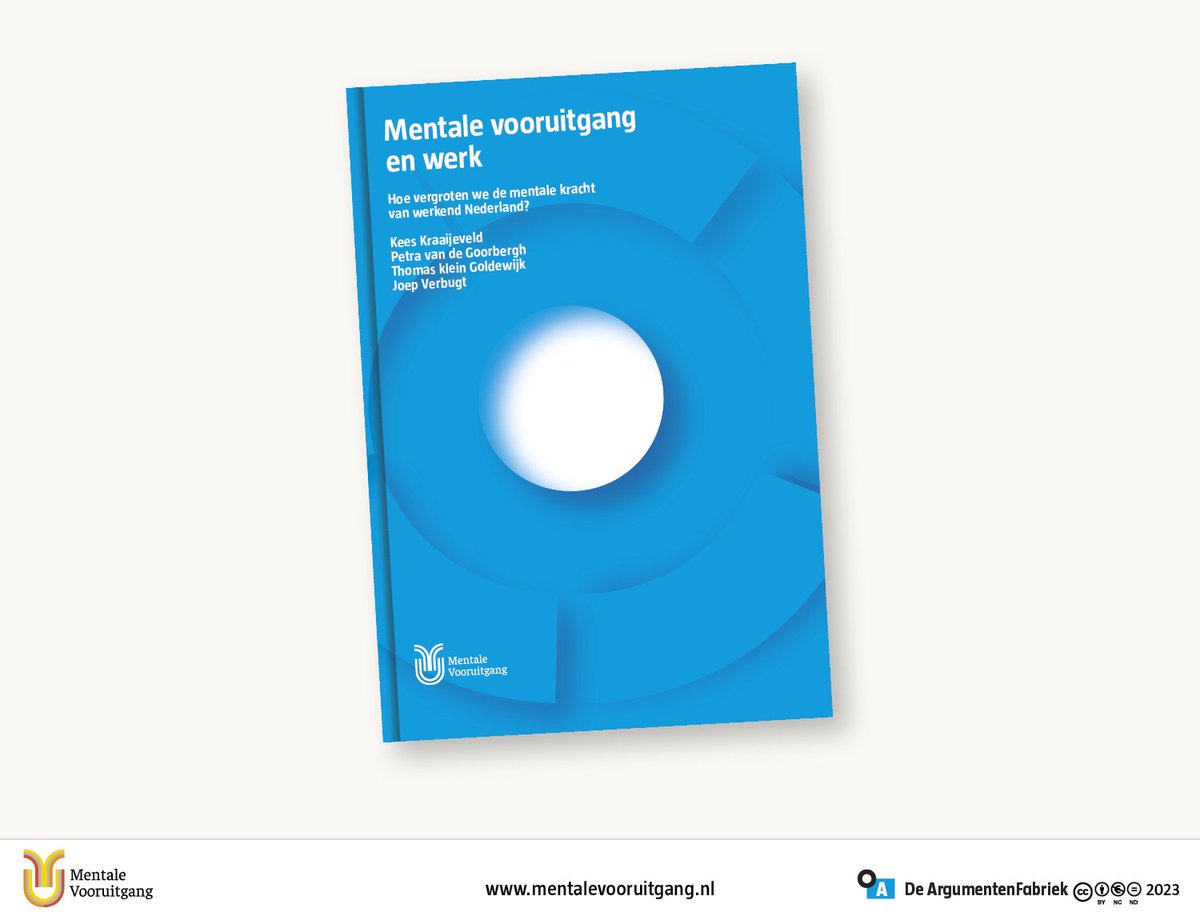 Aartjan TF Beekman, Professor &amp; head department of Psychiatry Amsterdam UMC Psychiatry/VUmc over Mentale vooruitgang en werk: "Ik wil jullie complimenten voor zowel de inhoud als de mooie en goed leesbare vorm die jullie hebben gevonden. Mooi werk!" argumentenfabriek.nl/products/menta…