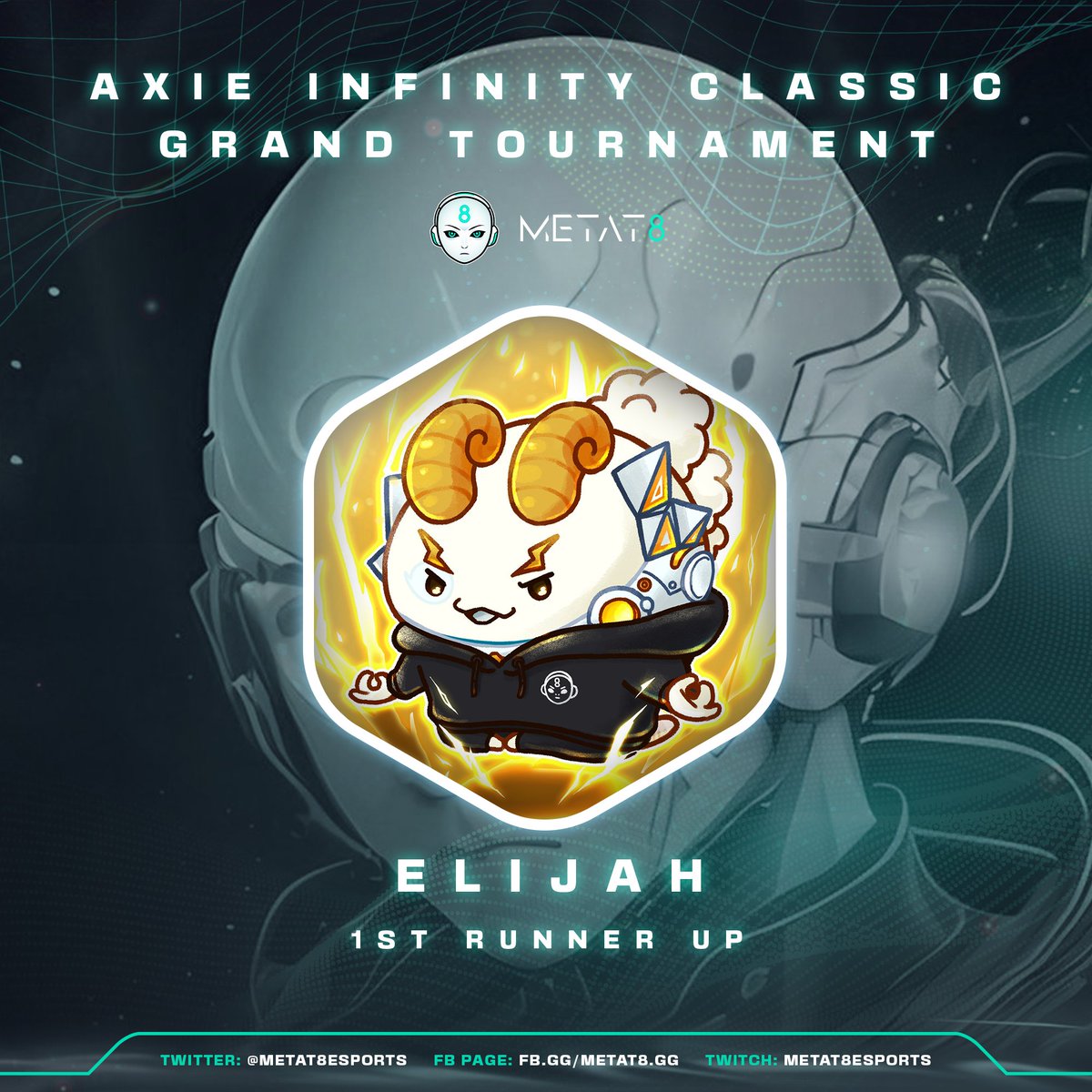 Some people are just natural born killers. @elijahflowers finishes second in the biggest @AxieInfinity Classic tournament ever - #2 out of over 70 thousand participants. 🐐