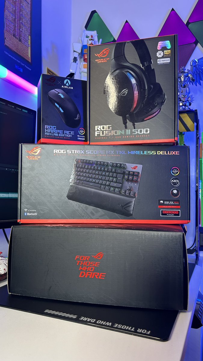 ludotech_off's tweet image. Un beau lot de Périphérique @ASUS_ROG_FR a gagner 

#rt et #follow @ludotech_off et @ASUS_ROG_FR 

Et clique ici ➡️ vm.tiktok.com/ZGeNUJnfU/

Fin du #Concours le 31/12/23 à 00h00 
#PCGamer #Giveaway #JeuConcours