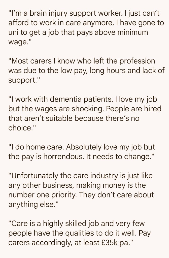 Anna Collinson (@annacollinson) on Twitter photo I have received so many messages and emails since our crisis in care documentary aired last week - significantly many have been from carers. Below gives you an idea of how they're feeling...
Watch Fighting for our Sons' Care here: bbc.co.uk/iplayer/episod… I have received so many messages and emails since our crisis in care documentary aired last week - significantly many have been from carers. Below gives you an idea of how they're feeling...
Watch Fighting for our Sons' Care here: bbc.co.uk/iplayer/episod…