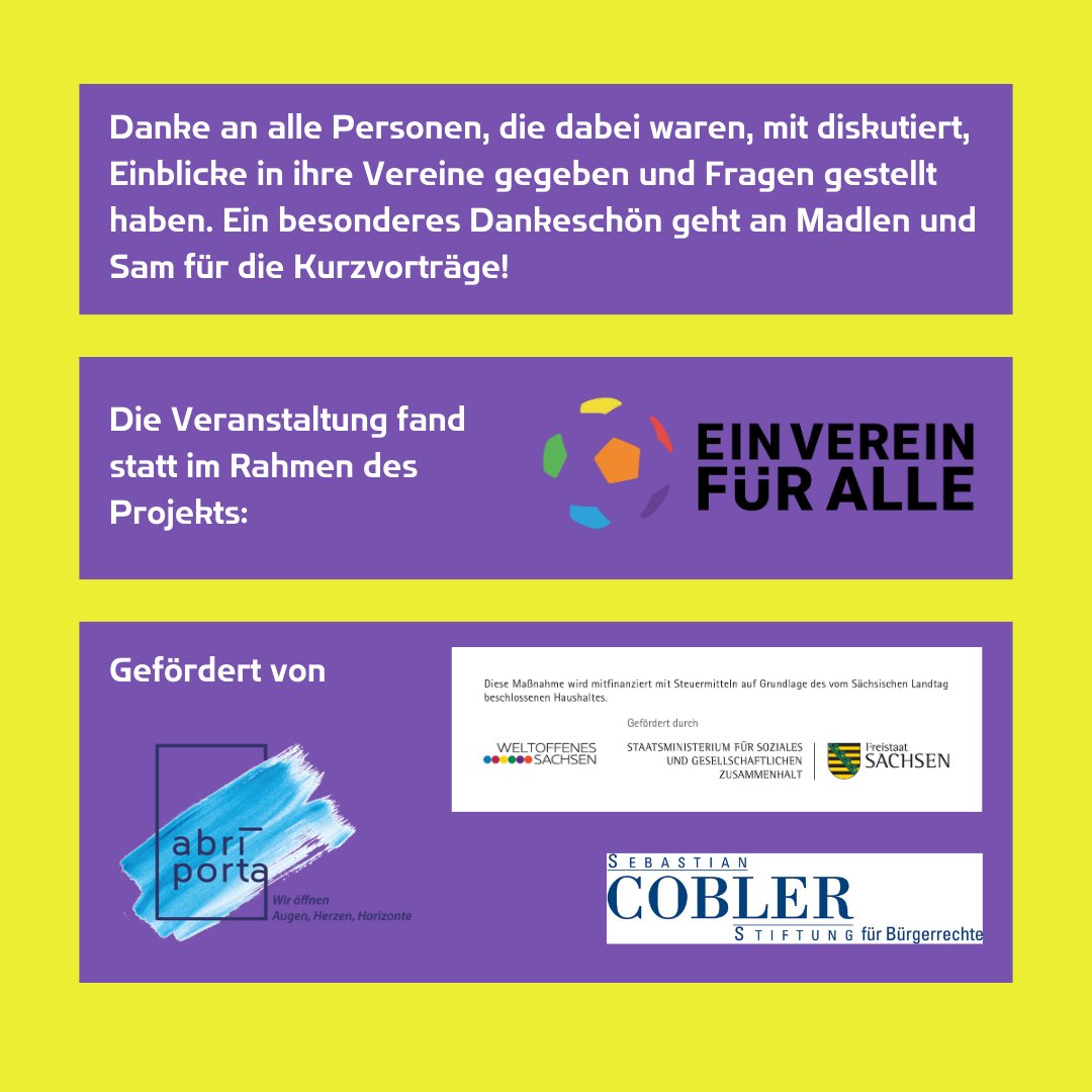 Hier gibt's einen Rückblick auf unser Netzwerktreffen Frauen-/Mädchen- und FLINTA*-Teams im Verein stärken. Auch online unter:
ivf-leipzig.org/rueckblick-net…
#flintafussball #frauenfussball #maedchenfussball #einvereinfueralle #empowerment #ivfleipzig