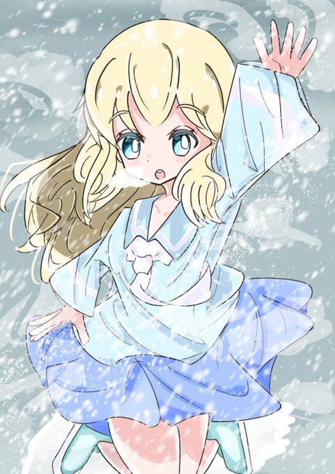 「青い眼 降雪」のTwitter画像/イラスト(新着)｜5ページ目