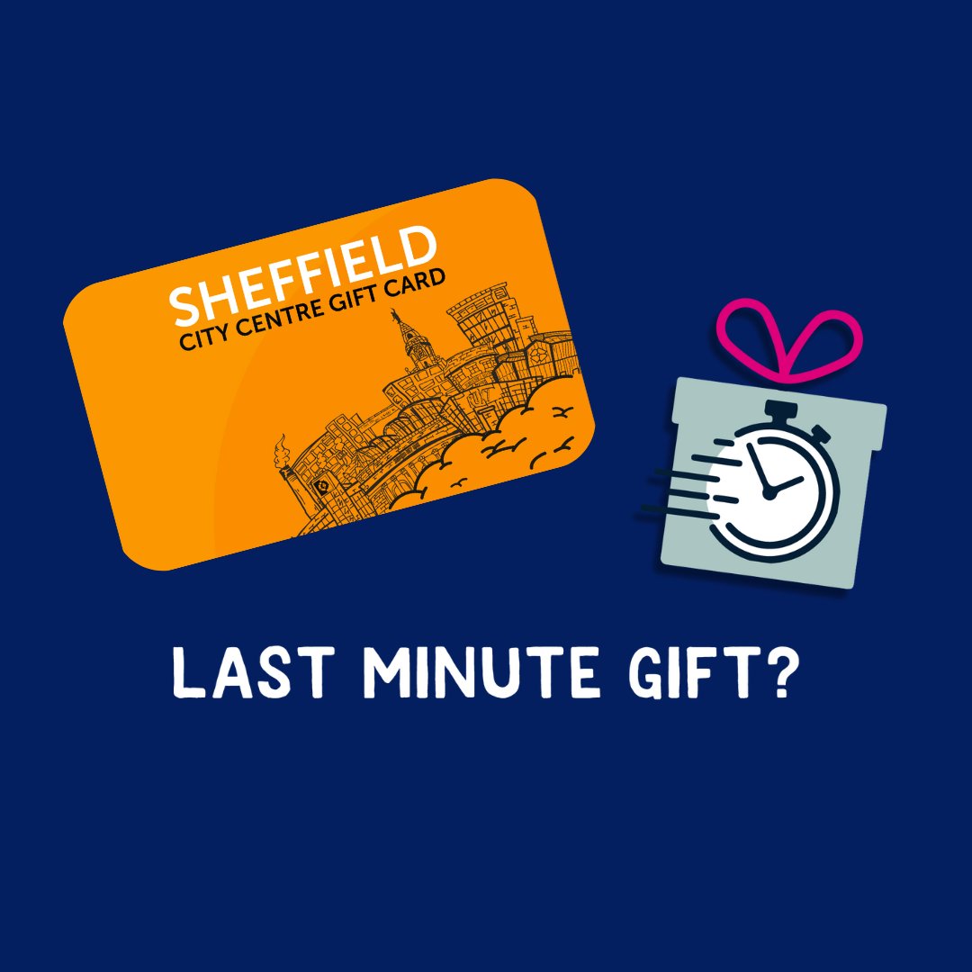 The #Sheffield City Centre Gift Card, the perfect last minute gifting option 🎁 Available as a traditional, physical gift card or as a digital gift card, compatible with Google Pay and Apple Wallet sheffieldcitycentre.com/city-stuff/she… 👀