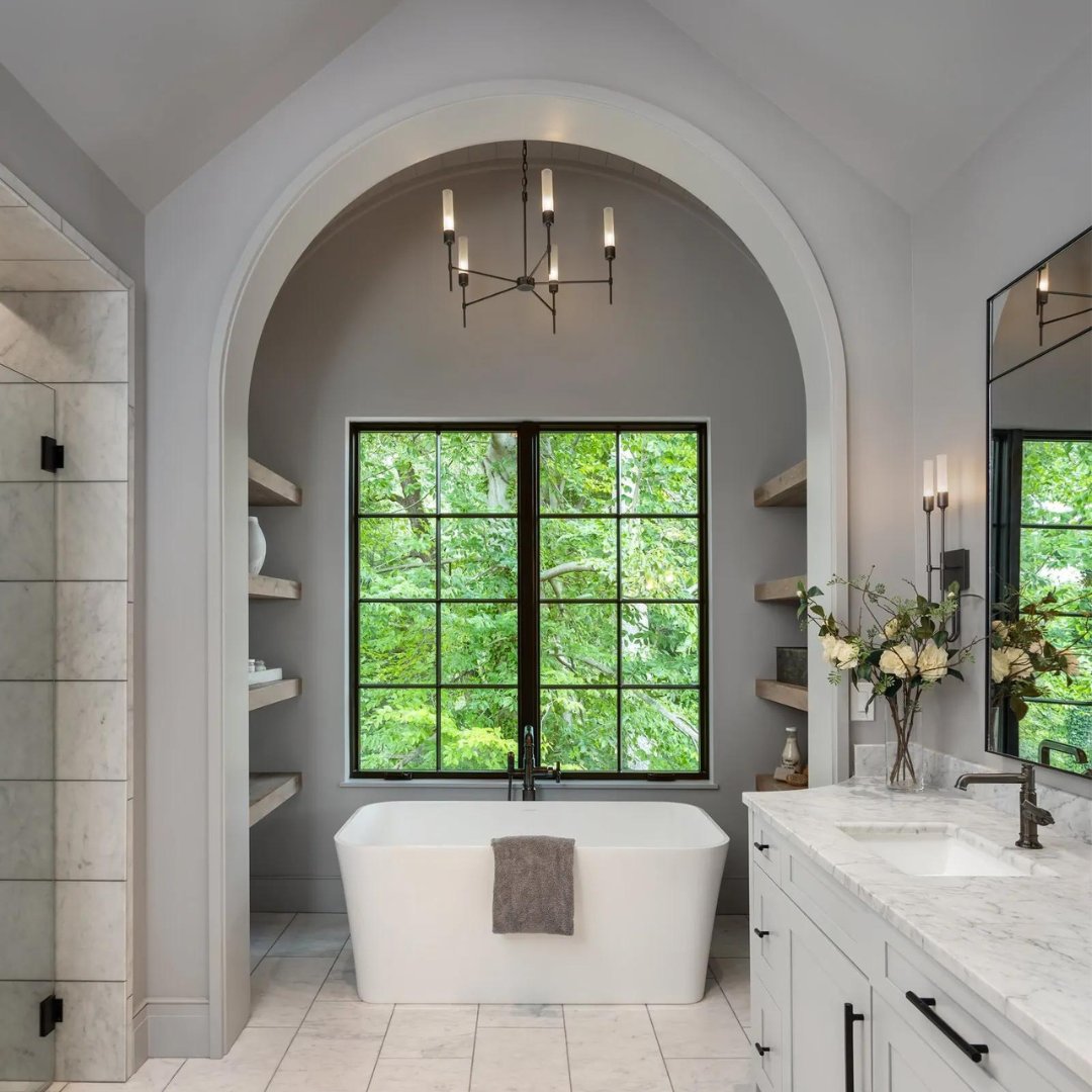 I don't think I'd ever leave the tub if my bathroom looked this cozy ❤️

#sharonwebbrealtor #webbrealtygroup #webbrealtygroupnc #ncrealtor #bathroomgoals #modernhome #nchomes #raleighnchomes #movetonc #interiordesign #bathroominspo #luxurylisting #milliondollarlisting