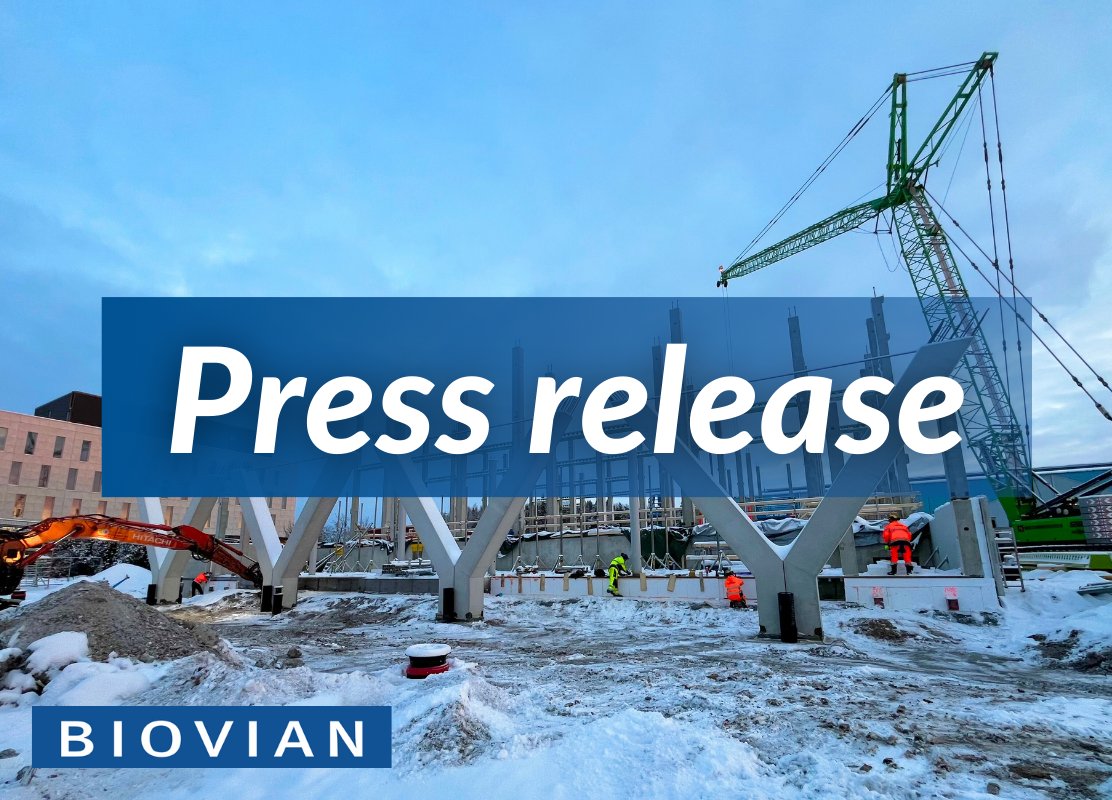 Press release! 📰

We are delighted to announce the successful completion of a debt refinancing initiative and securing a new #funding package with #Eurazeo to support GeneCity facility expansion. 🏭🏗️

ow.ly/wHg050QjF3y

#Biovian #Biopharmaceuticals #CDMO #GeneTherapy