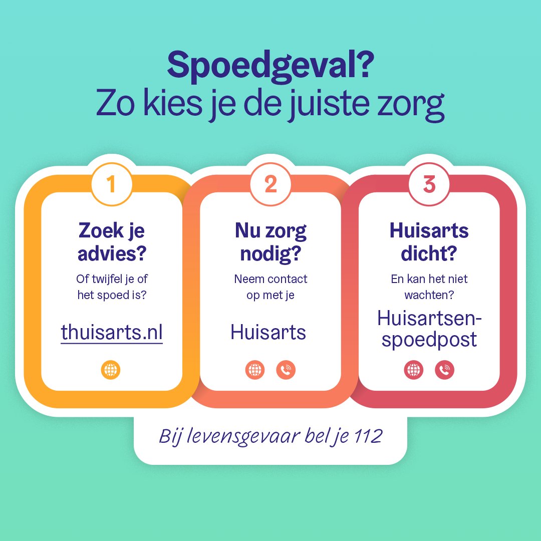 Bijna de helft van het aantal 112-meldingen blijkt achteraf onterecht. Daardoor rukken ambulances vaak onnodig met #spoed uit en lopen mensen in levensgevaar het risico dat ambulances later komen of helemaal niet beschikbaar zijn. Dit moeten we met elkaar voorkomen! Help je mee?