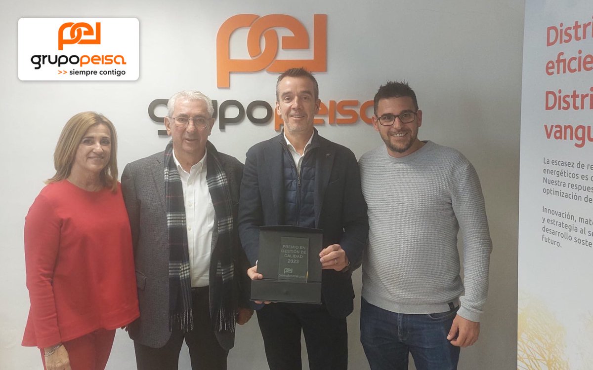 Para <a href="/grupo_peisa/">Grupo Peisa</a> la calidad en todos y cada uno de los puntos de venta, es clave para ofrecer a nuestros Clientes el servicio y atención con todas las garantías. 

🎉 ¡Nuestra enhorabuena a la delegación de #Barcelona, por haber recibido el reconocimiento al centro destacado!