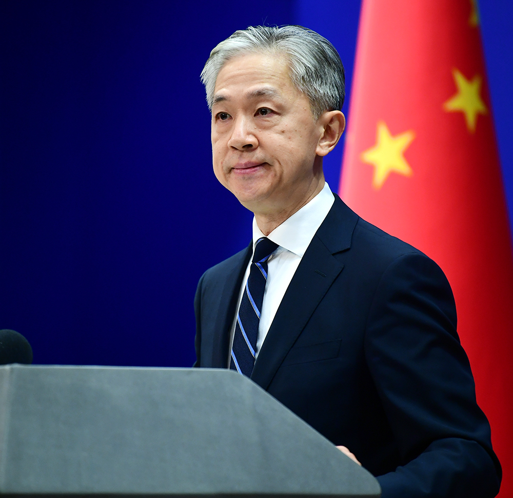China will act resolutely to safeguard our sovereignty and territorial integrity and take countermeasures against the companies involved in arms sales to Taiwan.
