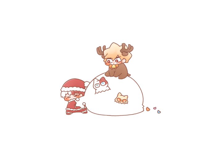 「クリスマス 座る」のTwitter画像/イラスト(新着)｜4ページ目