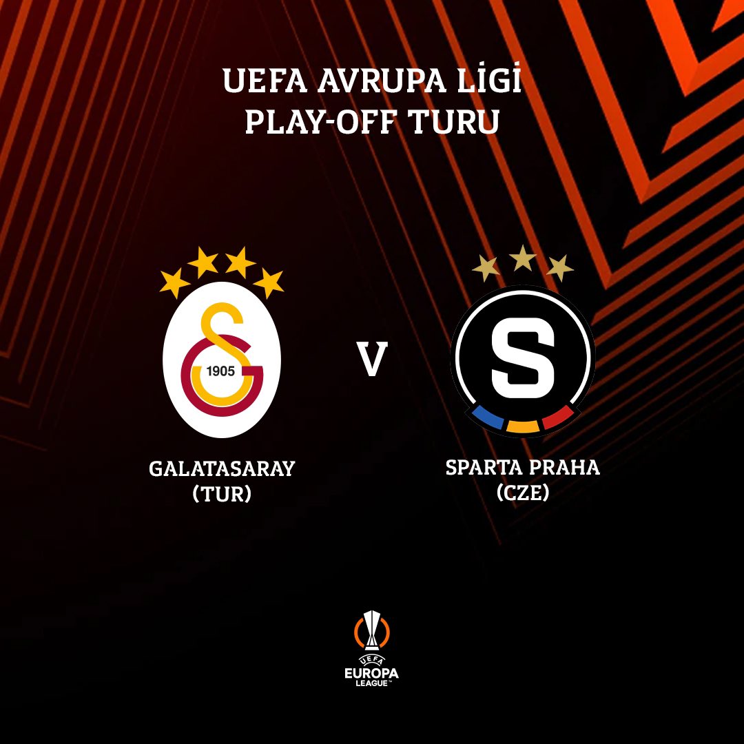 ℹ️ UEFA Avrupa Ligi Play-Off Turu'ndaki rakibimiz Sparta Prag oldu.

#UEL
