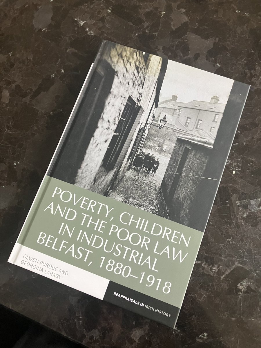 Look what the postman’s just delivered! Only took a decade … but it’s finally here 😁 #poverty #welfare #children #Belfast @HAPPatQUB @IrishStudiesQUB @QUBEngagement