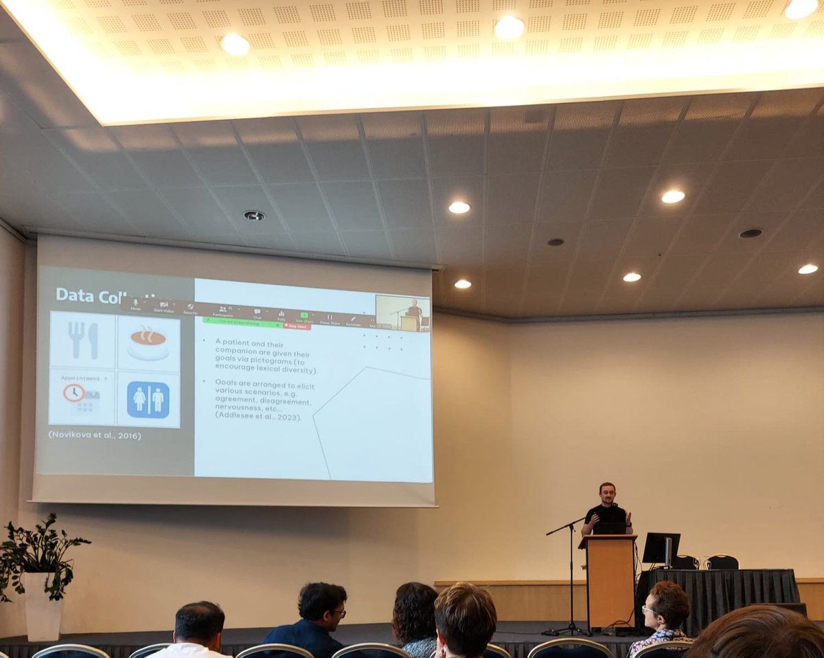 Interaction Lab (@ilab_hwu) on Twitter photo Also at <a href="/sigdial/">SIGdial</a>
"Multi-Party Goal Tracking With LLMs: Comparing Pre-training, Fine-tuning, and Prompt Engineering" by <a href="/Addlesee_AI/">Angus Addlesee</a> , Weronika SieiÅska, <a href="/nagunson/">Nancie Gunson</a>, Daniel Hernandez Garcia, <a href="/cdondrup/">Christian Dondrup</a> & <a href="/oliverlemon/">Oliver Lemon</a>
Establishing the MP goal-tracking task
aclanthology.org/2023.sigdial-1⦠Also at <a href="/sigdial/">SIGdial</a>
"Multi-Party Goal Tracking With LLMs: Comparing Pre-training, Fine-tuning, and Prompt Engineering" by <a href="/Addlesee_AI/">Angus Addlesee</a> , Weronika SieiÅska, <a href="/nagunson/">Nancie Gunson</a>, Daniel Hernandez Garcia, <a href="/cdondrup/">Christian Dondrup</a> & <a href="/oliverlemon/">Oliver Lemon</a>
Establishing the MP goal-tracking task
aclanthology.org/2023.sigdial-1ā¦