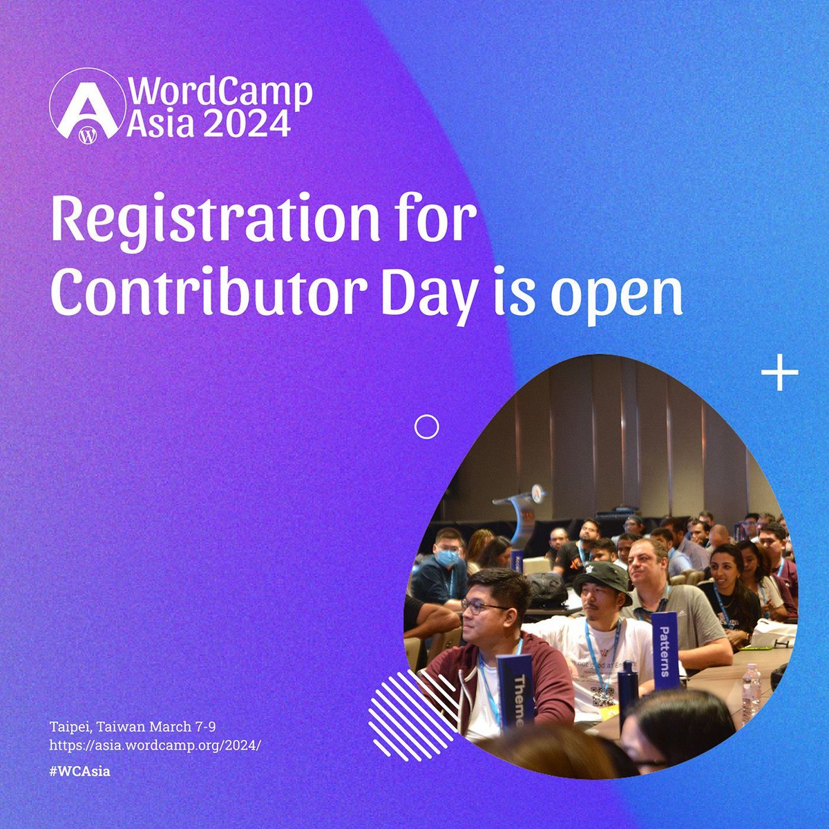 WordCampAsia's tweet image. Today&apos;s the day! Contributor Day registration for #WordCampAsia2024 is now open! 🙌  Exclusive link sent to those who confirmed their attendance during their #WCAsia ticket purchase – check your email for your chance to shape the future of WordPress. 
#ContributorDay